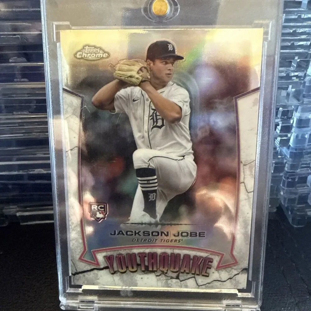 2025 Topps Chrome Jackson Jobe RC Youthquake Refractor Detroit Tigers🔥🔥